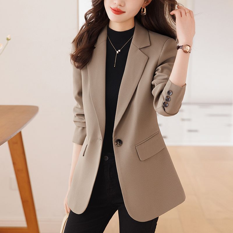 高級感西裝外套女小個子秋冬2023新款時尚職業氣質女士小西服上衣