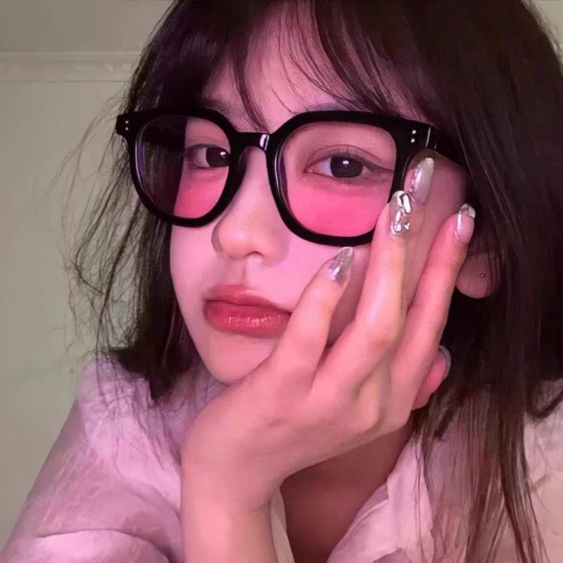 Pure desire blush glasses women's black sunglasses frame without makeup artifact comes with a sense of display glasses frame ins first love advanced