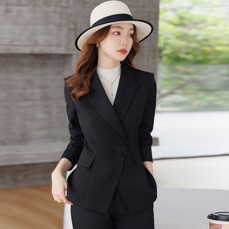 西裝套裝女秋冬高端職業裝時尚氣質女神范正裝通勤修身西服工作服
