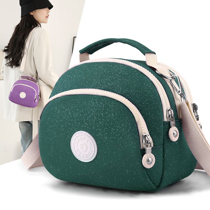 Nylon women's bag crossbody bag lightweight casual waterproof canvas Oxford cloth middle-aged and elderly mother's single shoulder crossbody small bag