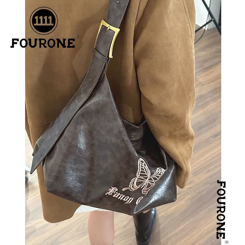 Large-capacity bag women's new trendy fashion commuter crossbody bag Korean high-end versatile tote bag