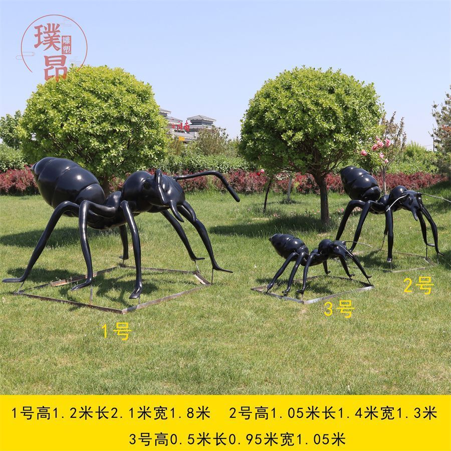 大型蝈蝈玻璃钢雕塑仿真昆虫蛐蛐模型大蚂蚱树脂雕像螳螂摆件定制