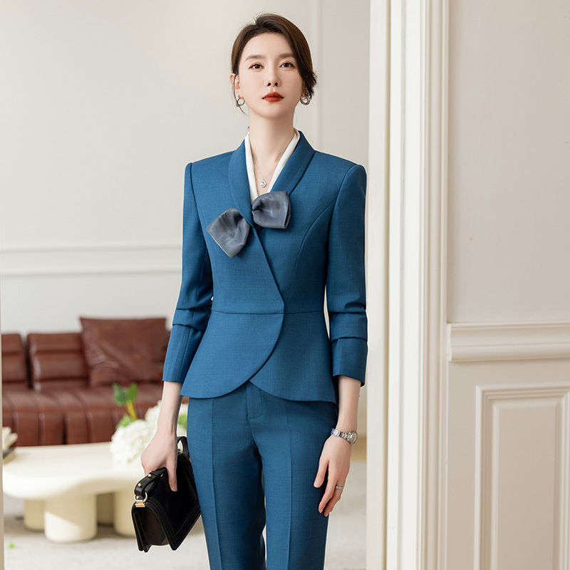 High-end professional suit for women, fashionable temperament, goddess style suit jacket, workplace workwear, jewelry store formal work clothes