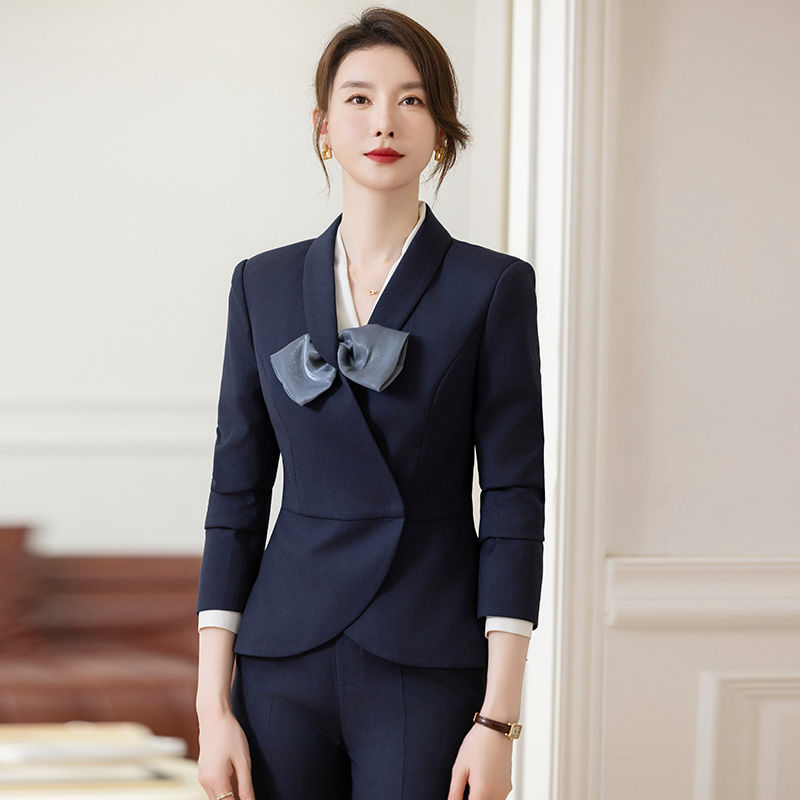 High-end professional suit for women, fashionable temperament, goddess style suit jacket, workplace workwear, jewelry store formal work clothes