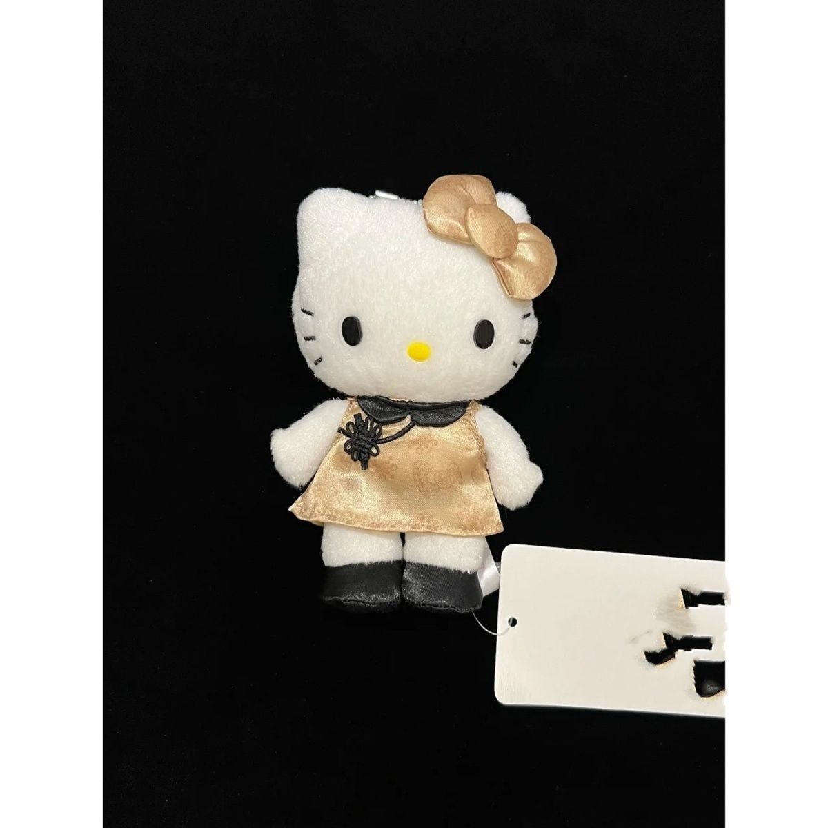 中古旗袍hellokitty公仔可愛kt毛絨玩具凱蒂貓玩偶書包背包掛飾