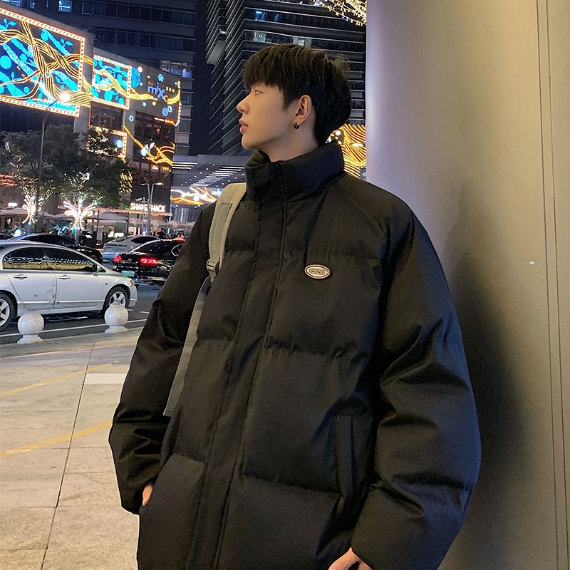 羽絨棉服男女款冬季學生立領麵包服寬鬆棉襖潮流ins加厚情侶外套