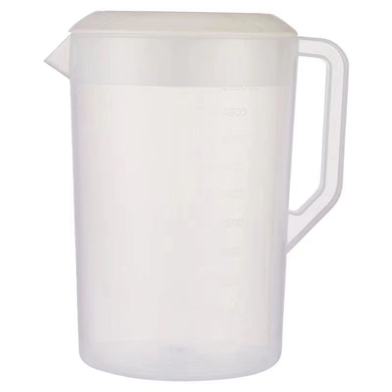 凉水杯大容量塑料带刻度家用冷水壶耐高温奶茶店装热水泡茶壶商用