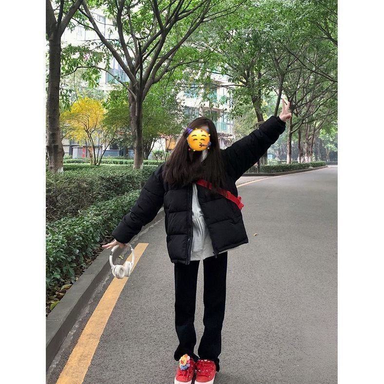 黑色窄版牛仔褲女秋冬2023新款高腰高個子顯瘦彈力直筒煙管堆堆褲