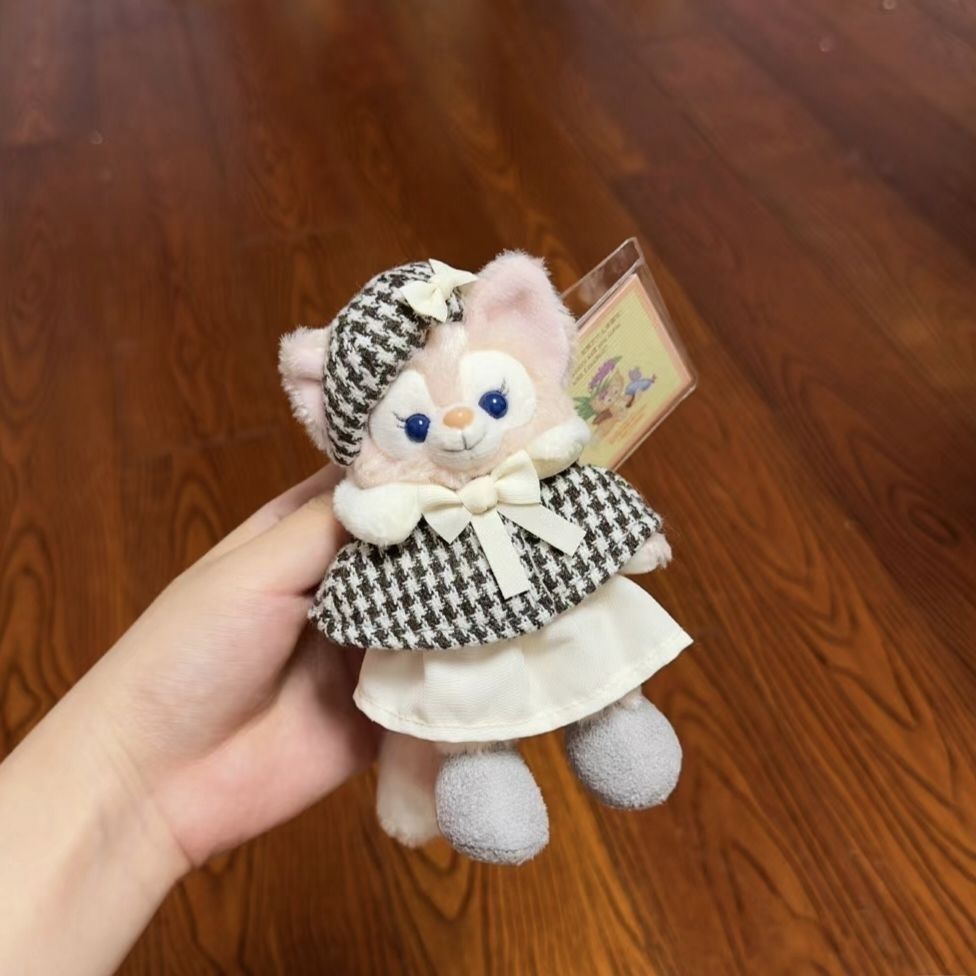 Internet celebrity Lingna Bell detective cute plush doll keychain bag charm doll Longxiang bag