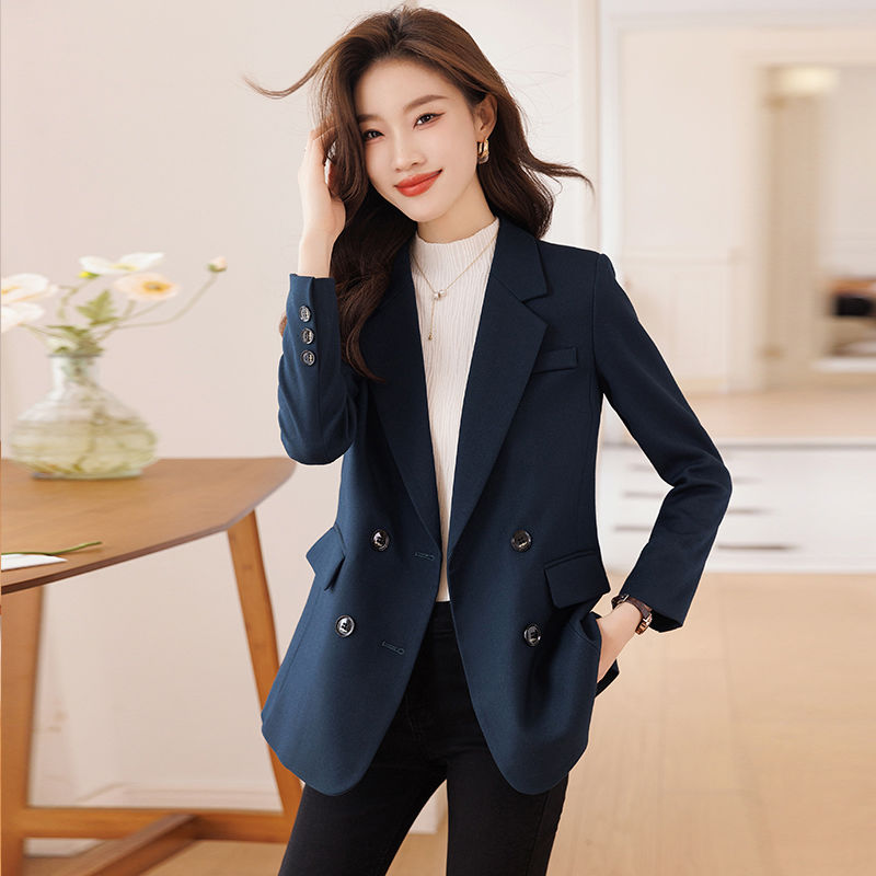高級感西裝外套女秋冬2023新款時尚洋氣寬鬆顯瘦氣質通勤闊版西服