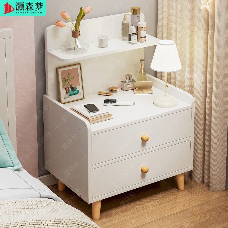 床头柜卧室家用简约床边柜现代多抽收纳柜出租屋小型简易储物柜子