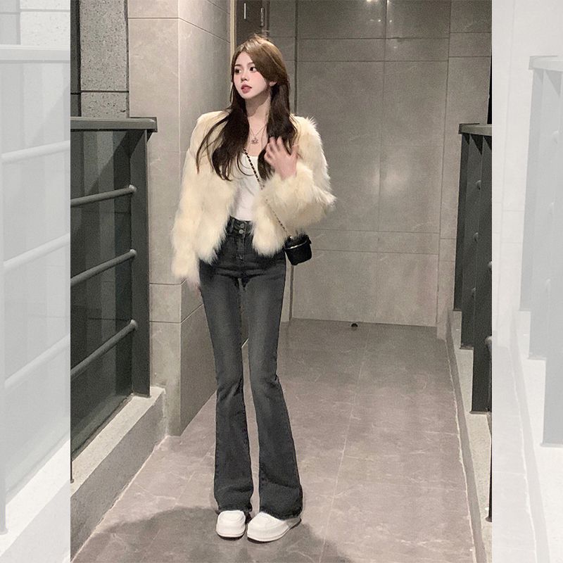 Fur coat for women 2023 autumn and winter new style small fragrant style imitation fox fur high-end thickened fashionable fur coat for women