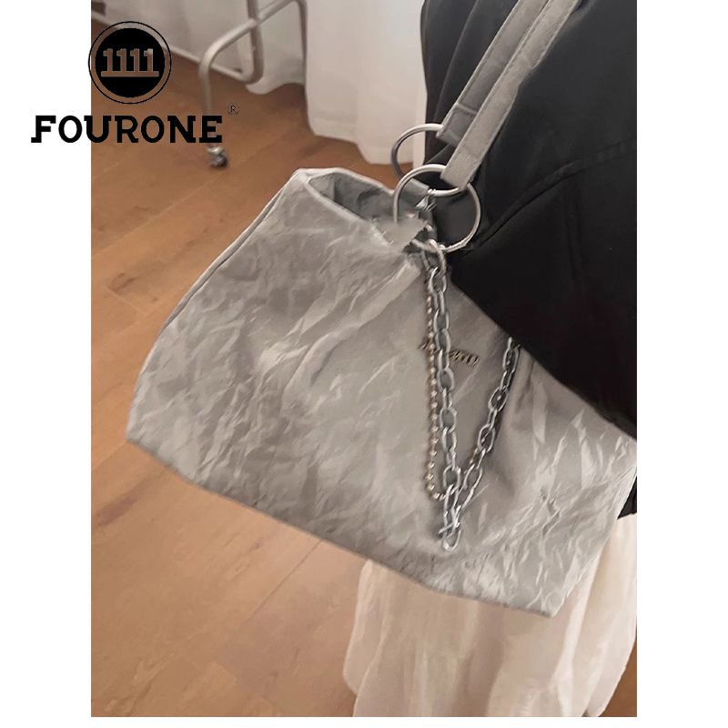 Student class commuting bag autumn and winter 2023 new single shoulder armpit bag casual large capacity tote bag