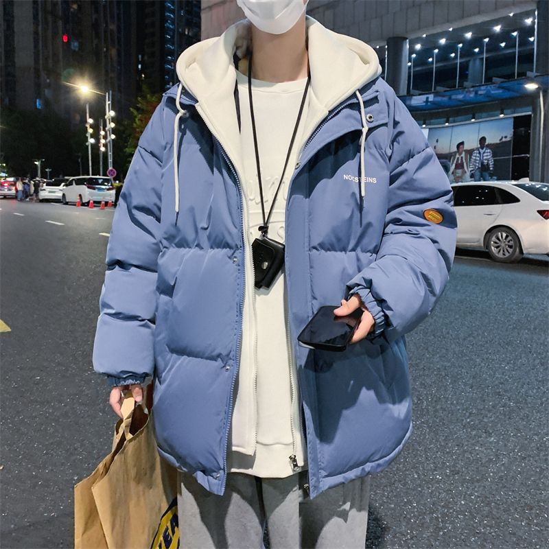 Winter Warmth Extra Thick New Coat with Cold Tidal Protection Brand, Plushed and Thickened Men's Cotton Clothes_voghion.com