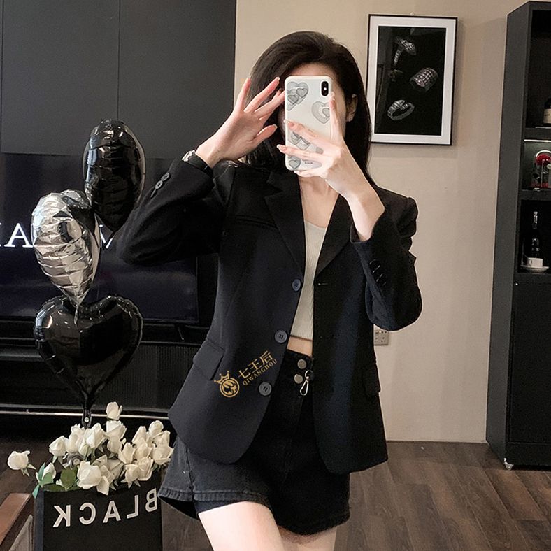 高檔西裝外套女春秋2023新款小個子高級感時尚洋氣高級感炸街西服