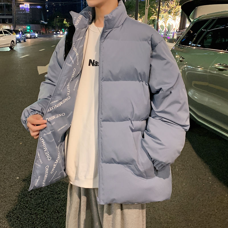 雙面穿羽絨棉衣男士秋冬潮牌加厚保暖麵包棉服高級感痞帥外套男生