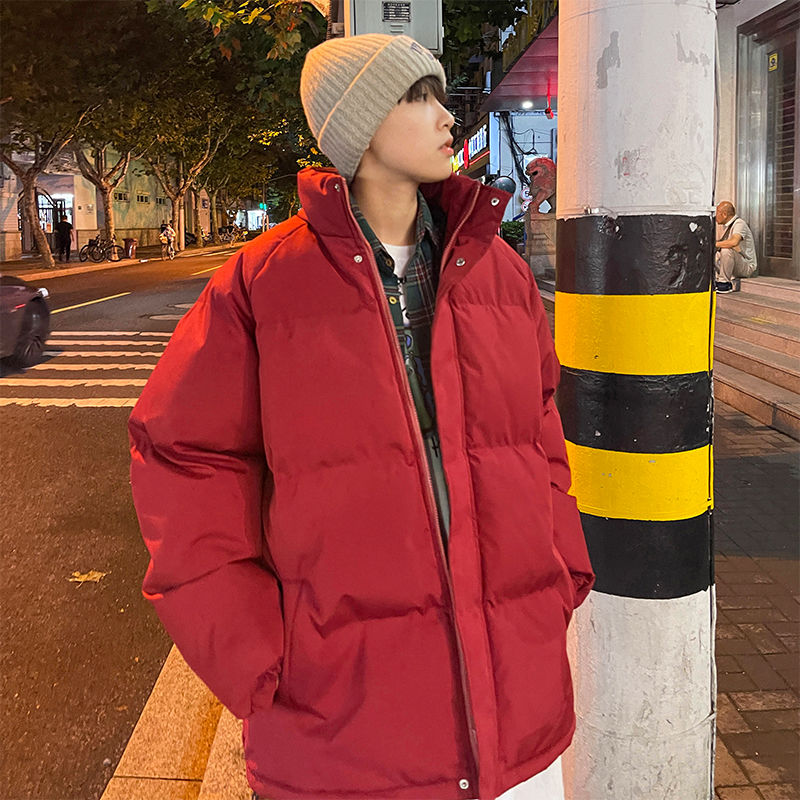 2023年新款棉衣男冬季加厚棉襖外套韓版潮流寬鬆ins潮牌麵包棉服