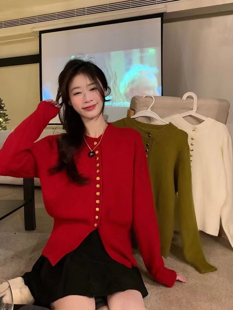 高級感毛衣打底衫女內搭秋冬時髦時尚洋氣收腰獨特别致針織上衣潮