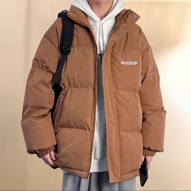 港風棉衣男士冬季寬鬆加厚百搭小眾外套秋冬款麵包服外套少年棉襖