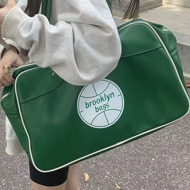 Original homemade large-capacity bag for women 2023 new Korean ins niche travel portable shoulder tote bag trendy