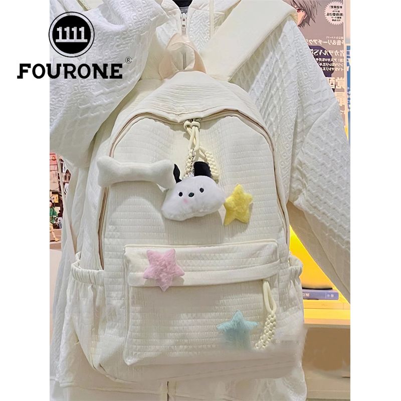 Schoolbags for middle school students, high school students, and college students, simple and versatile, girly, youthful, treasure backpacks
