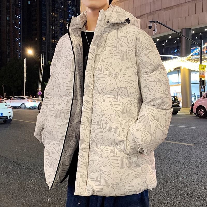 oversize美式立領棉衣男款潮牌ins寬鬆大碼冬季加厚棉服棉襖外套