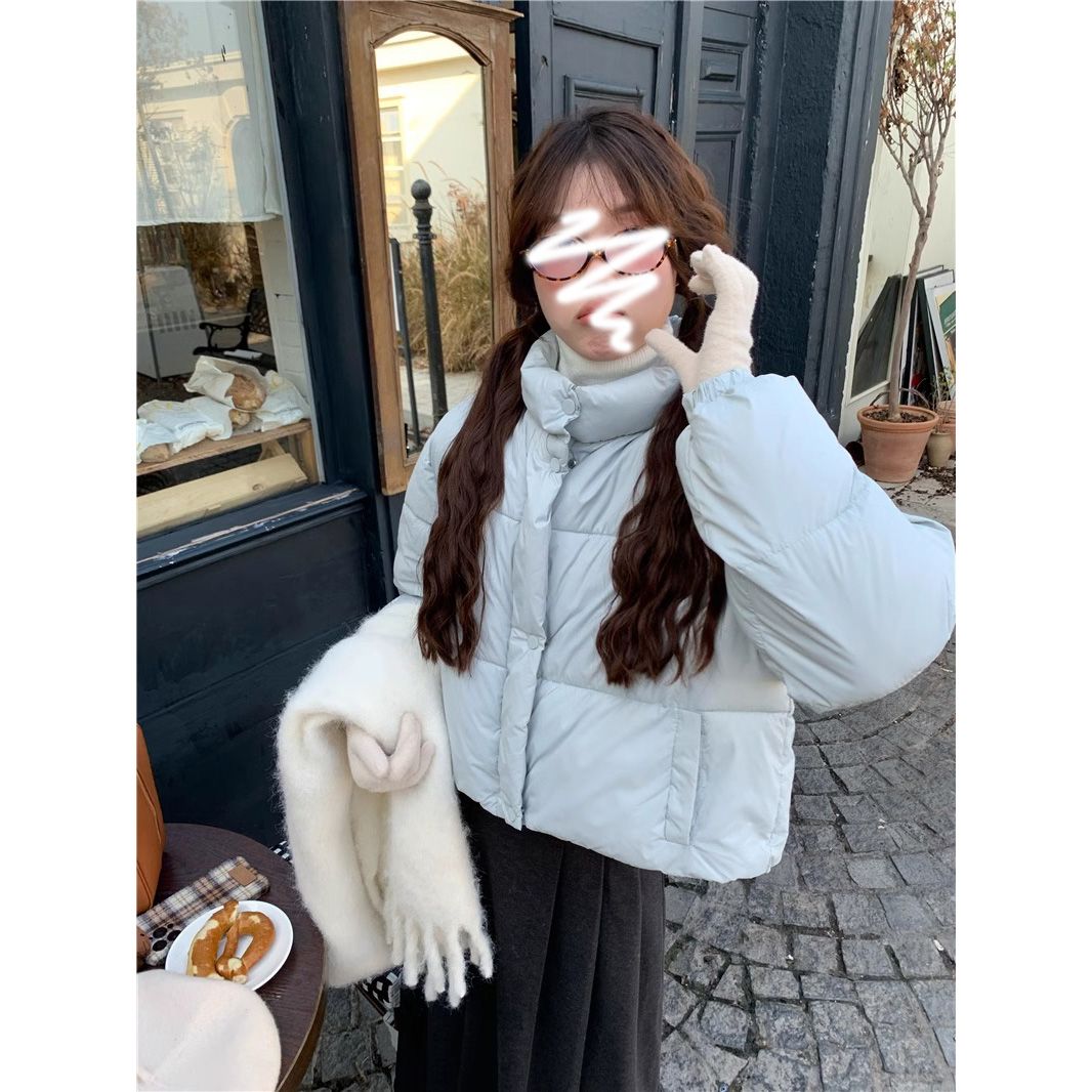 秋冬季麵包棉服女2023新款立領棉襖短外套韓版可愛小個子保暖棉衣