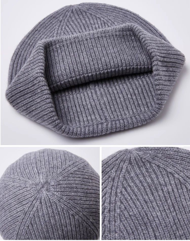 Dizainerio nauja rudens ir žiemos vyriška ir moteriška kašmyro megzta kepurė, šilta raudona vilnonė kepurė porai, skirta naudoti lauke_voghion.com