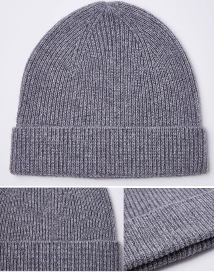 Dizainerio nauja rudens ir žiemos vyriška ir moteriška kašmyro megzta kepurė, šilta raudona vilnonė kepurė porai, skirta naudoti lauke_voghion.com