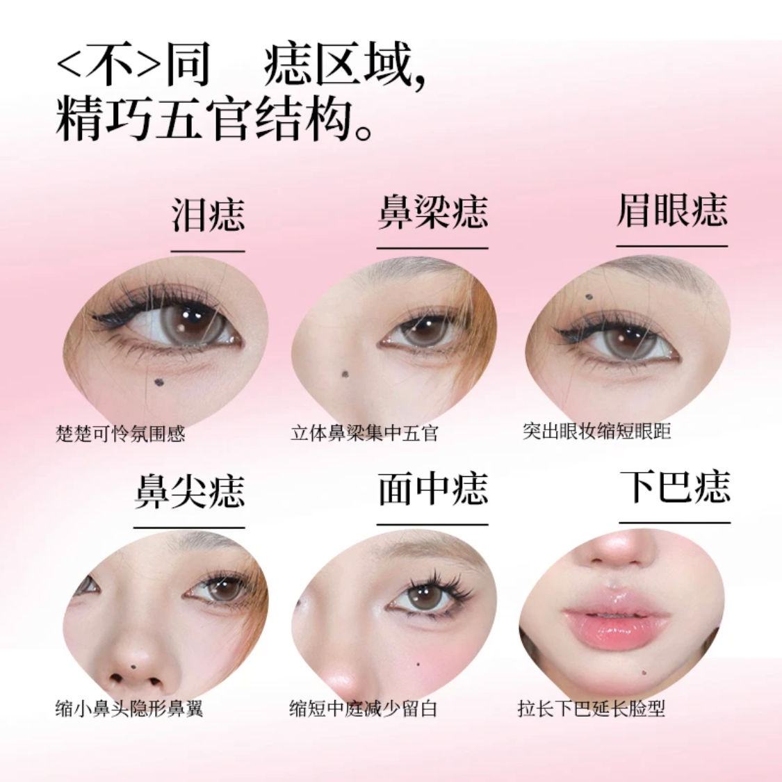 MZYZ spot mole pen tear mole pen is waterproof, long-lasting and does not smudge to modify the corners of the eyes, beauty moles and freckles, natural color development for novices