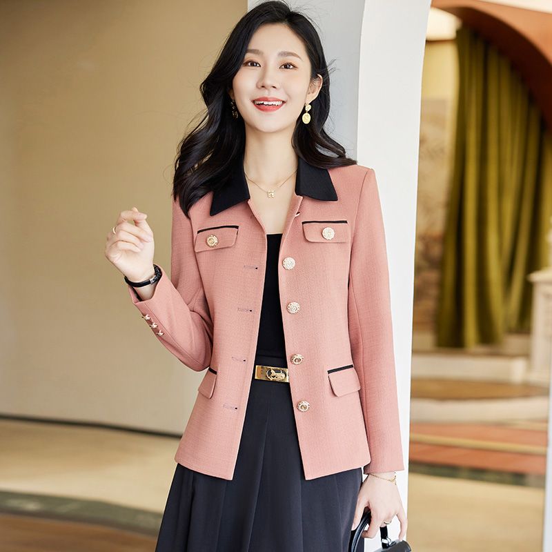 短款小香風西裝外套女秋冬裝2023年新款洋氣時尚西服百搭秋款上衣