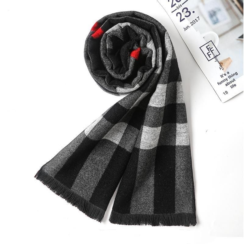 Bufanda cálida para el cuello para hombres de mediana edad y mayores, regalo de cumpleaños de invierno para jóvenes novios_voghion.com