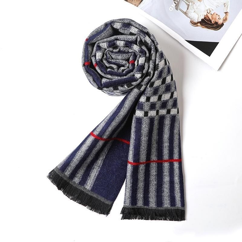 Winter Geburtstag Junge Geschenk Freund Hals Wärme Mittleren alters und Ältere männer Schal_voghion.com