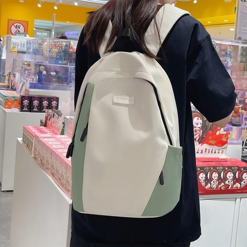 高中生書包初中女生大容量雙肩包設計感小眾百搭大學生旅行背包男