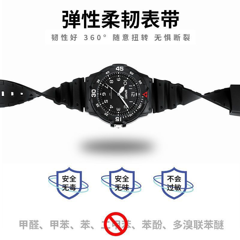 儿童手表ins指针式男小学生初中男童孩仿真高颜值防水夜光石英表. 图片 4