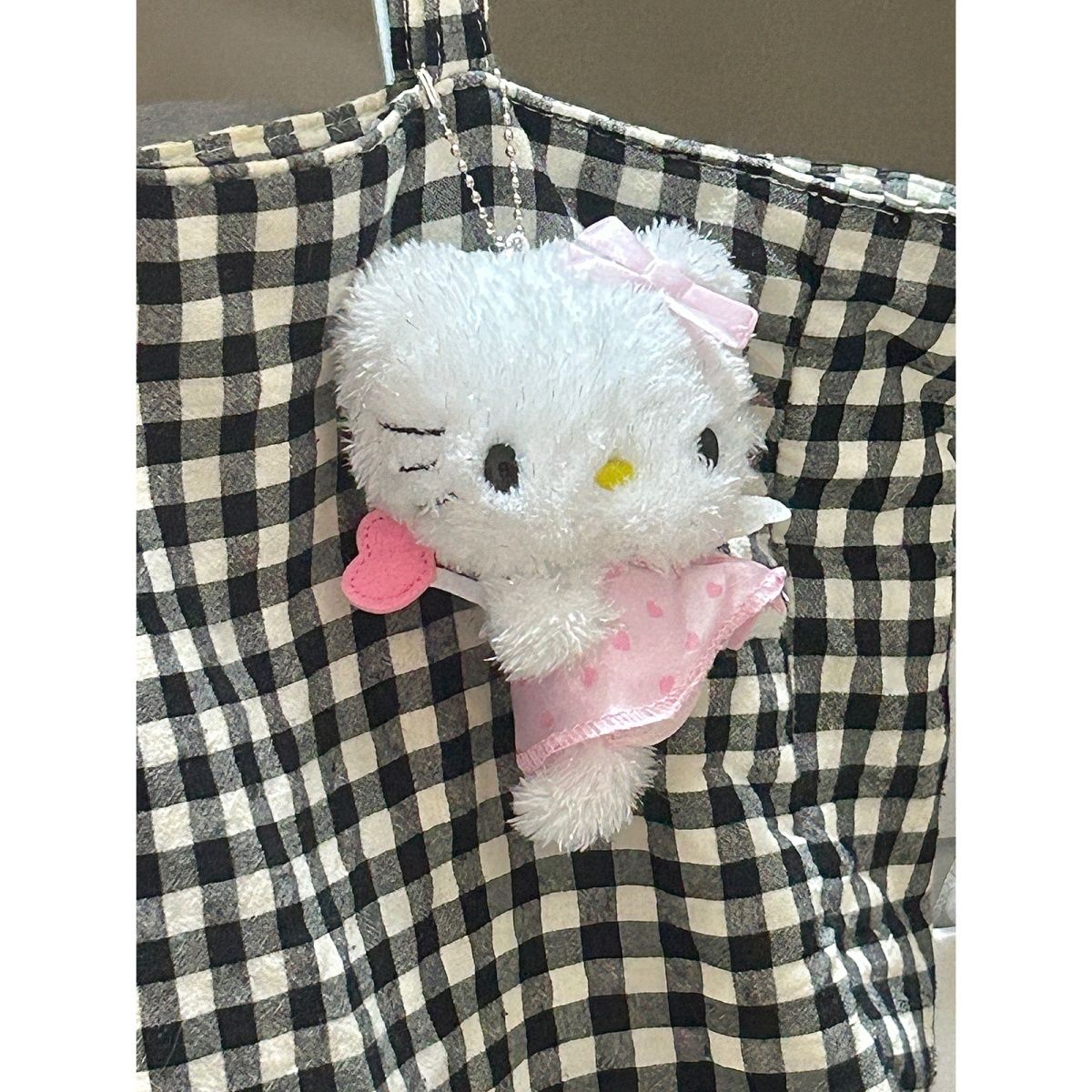Sanrio Dream Angel Wings Hellokitty Pendant Plush Doll Hello Girls Bag School Bag Pendant kt