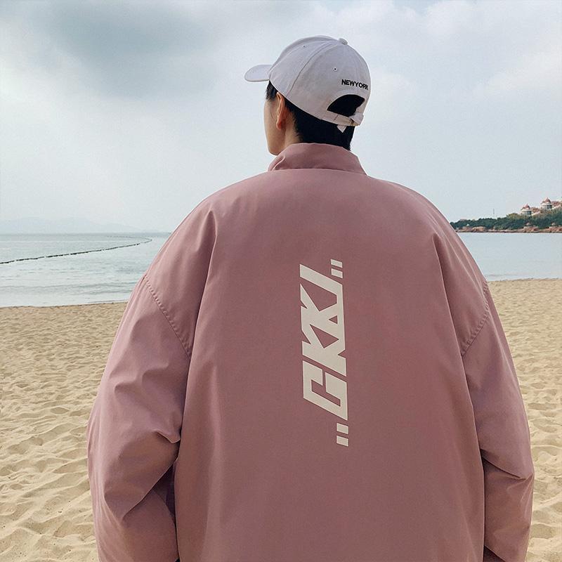 Cotton-padded coat men's winter Korean version of the trend loose with cashmere padded jacket ins trend brand cotton-padded coat_voghion.com