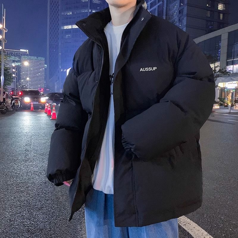 痞帥立領棉服男韓版潮流冬季加厚麵包服學生ins港風潮牌棉衣外套