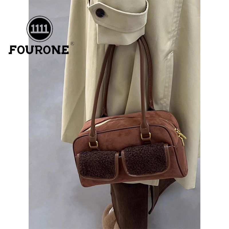 Niche retro armpit bag women's new casual messenger bag high-end fashion commuter shoulder bag