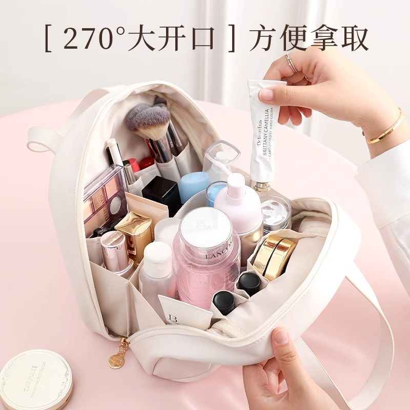 2023 New Travel Cosmetic Bag Large Capacity Portable Toiletries Bag Portable Waterproof Skin Care Makeup Storage Bag