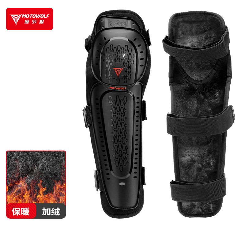 Modo Wolf knee pads, motorcycle protective gear, four-season riding elbow pads, motorcycle rider equipment, windproof, warm knee pads, anti-fall