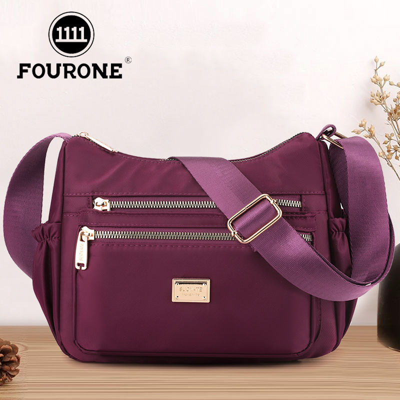 Oxford cloth shoulder crossbody bag new middle-aged and elderly nylon cloth ladies mother canvas fashion women's bag