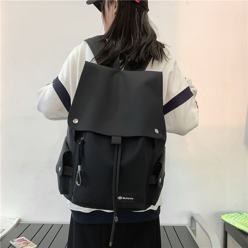 Bell Backpack Men's Japanese Fashion Brand Large Capacity Casual Travel Backpack Trendy Cool Campus School Bag College Student