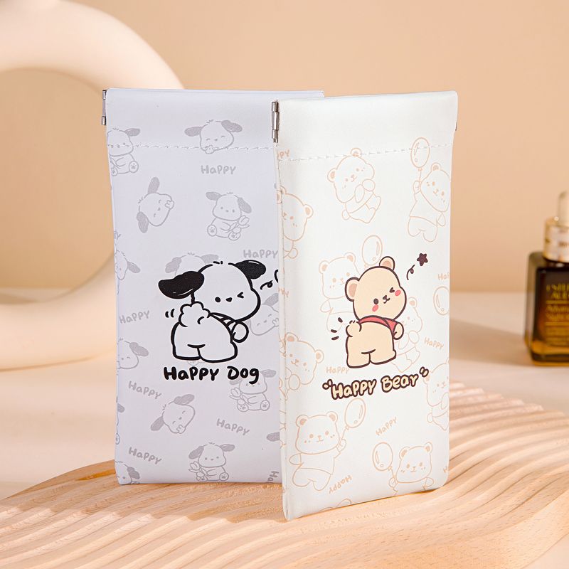 Glasses bag, anti-pressure, convenient and simple protective cover, travel storage bag, sunglasses, sunglasses clip, myopia glasses bag