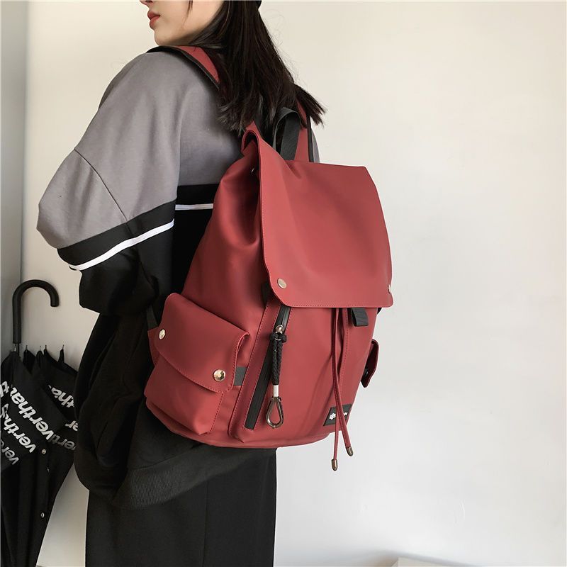 Bell Backpack Men's Japanese Fashion Brand Large Capacity Casual Travel Backpack Trendy Cool Campus School Bag College Student