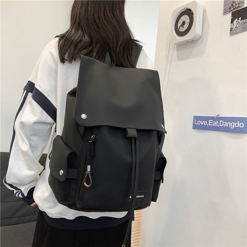 Bell Backpack Men's Japanese Fashion Brand Large Capacity Casual Travel Backpack Trendy Cool Campus School Bag College Student