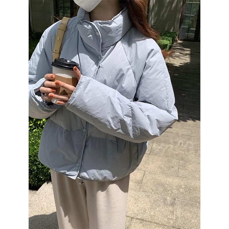 胖妹妹200斤羽絨棉服女短款冬季新款韓版大碼加厚棉衣麵包服外套
