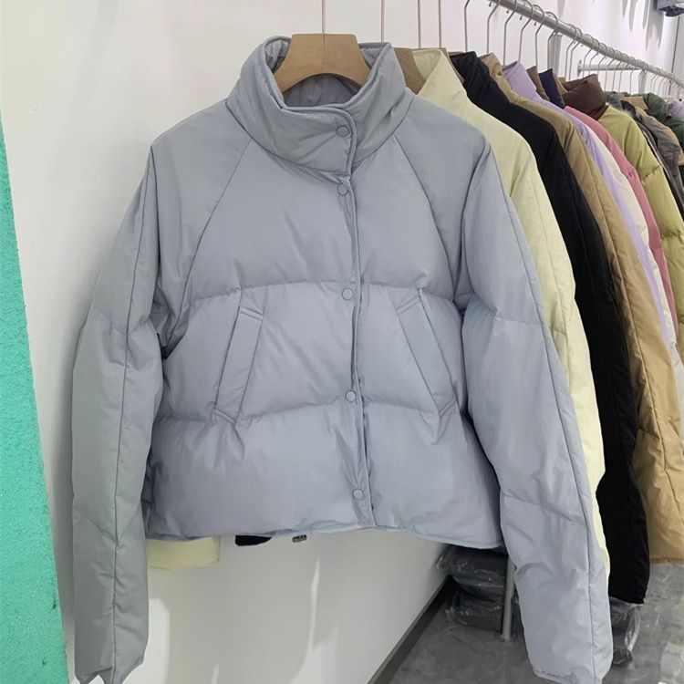 大碼200斤胖妹妹短款羽絨棉服女冬季棉衣寬鬆麵包服棉襖外套百搭