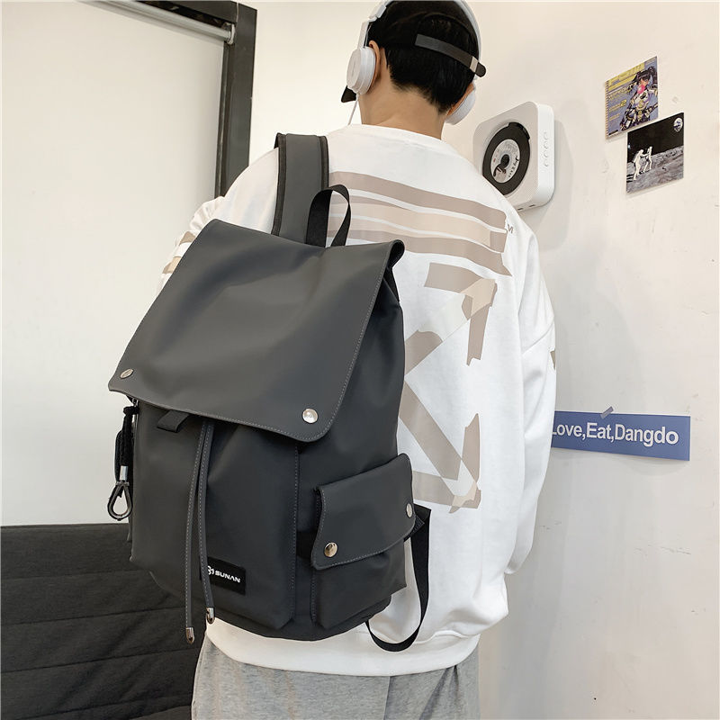 Bell Backpack Men's Japanese Fashion Brand Large Capacity Casual Travel Backpack Trendy Cool Campus School Bag College Student