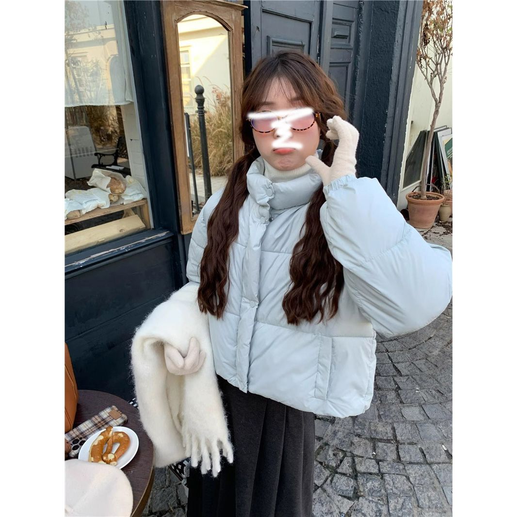 麵包棉服女短款韓版冬季厚實立領寬鬆奶呼呼小個子可愛保暖棉衣潮